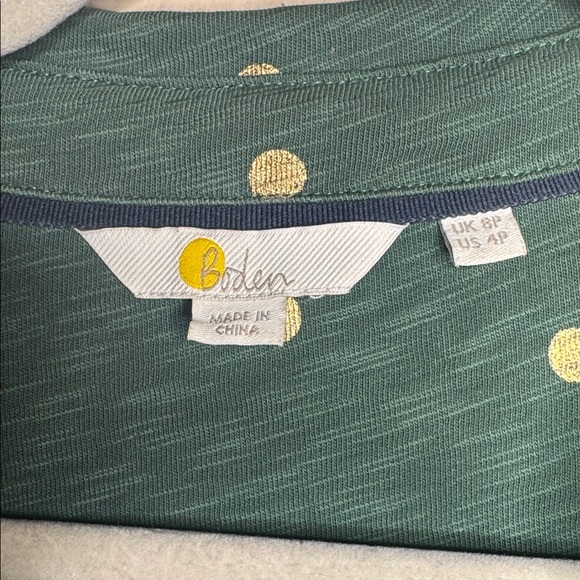 Boden Thomasina Jersey Midi Shirt Dress Like New Size 4 Petit - Picture 8 of 8